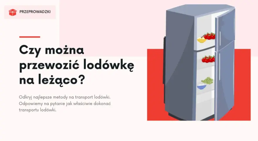 Jak przewieźć lodówkę? Pionowo czy na leżąco? Poradnik eksperta.